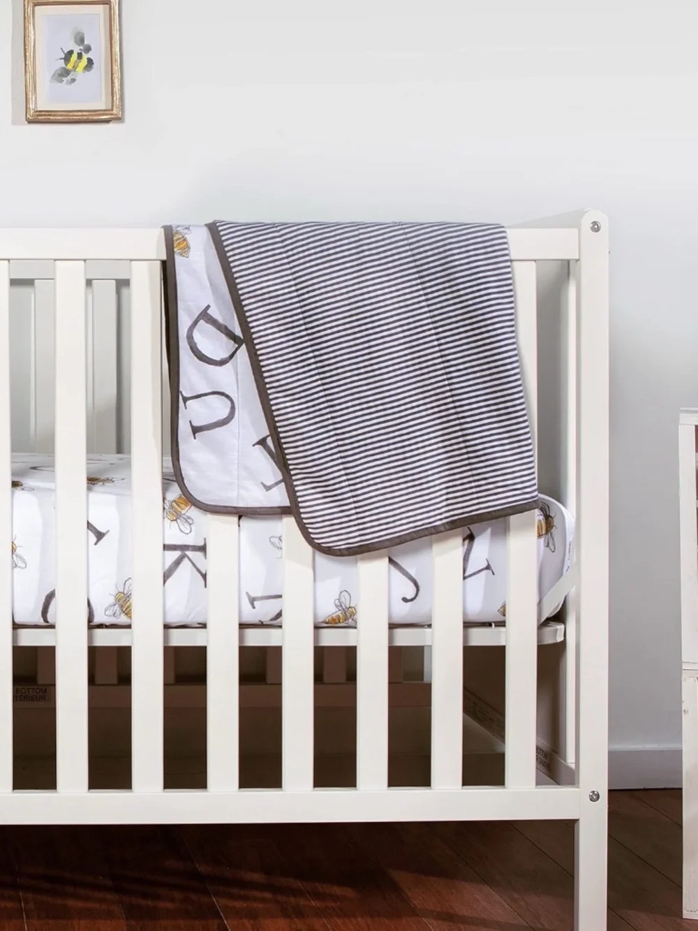 Burts Bees Baby Infant Reversible Blankets 100% Organic Cotton